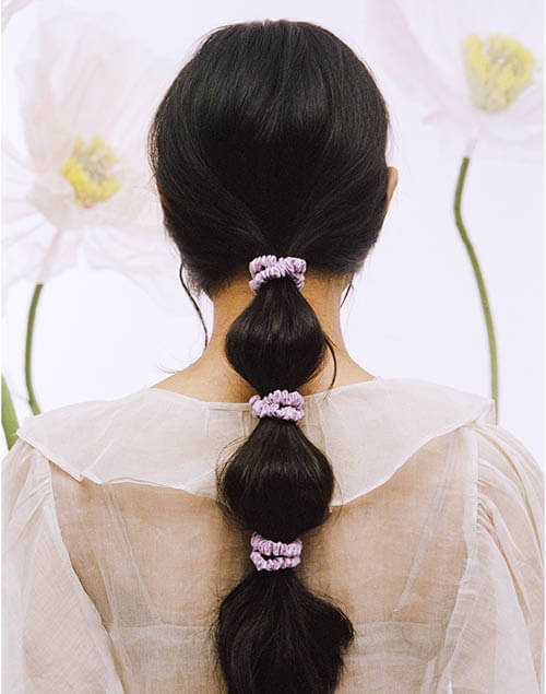 Slip Pure Silk Skinny Scrunchies wildflower