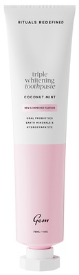 Gem Triple Whitening Toothpaste Coconut Mint