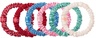 Slip slip pure silk skinny scrunchies with complimentary pouch - high tide